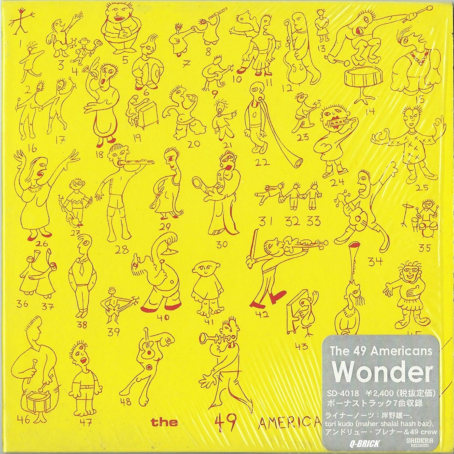 WONDER / 49 americansのジャケット